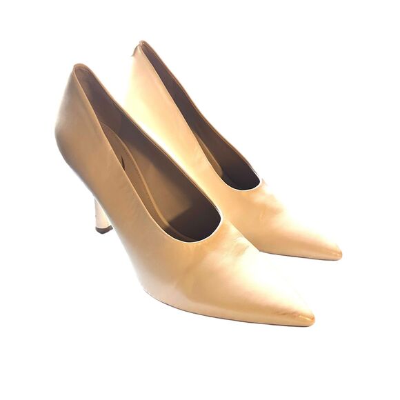 SAM EDELMAN Hilton‎ Ecru Leather Pumps Sz 9.5 - Picture 3 of 8